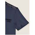 t-shirt con inserti camouflage e logo sul cuore navy-allovercamouflage navy uomo extra large