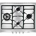 cucina sr264xgh2 piano cottura nero argento da incasso 60 cm gas 4 fornello(i)