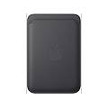 portafoglio magsafe in tessuto finewoven per iphone nero