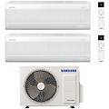 climatizzatore dual split windfree elite s2 7+7 btu con aj080txj4kg/eu inverter r-32 wi-fi classe