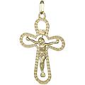 ciondolo croce oro giallo gl101813