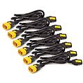 power cord kit (6 ea) locking c13 ap8702s-ww