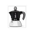 moka induction 2 tazze adatta a tutti i piani cottura 100 ml acciaio nero
