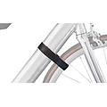 cinghia in pelle per bicicletta fissaggio ruota anteriore nero d-strap