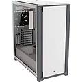 5000d case atx mid-tower con vetro temperato pannello anteriore in puro acciaio sistema di gestione