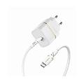 - caricatore da muro usb-c 20w + cavo usb-c-lighting-bianco