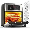 airfryer friggitrice ad aria calda xxl 15l 10 programmi 1700w touch screen lcd senza olio 7