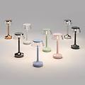 lampada da tavolo led a batteria bon jour unplugged grigio