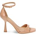 sandali nude in vernice tacco 9 5 cm