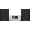 sistema micro hifi stereo compatto dab silver