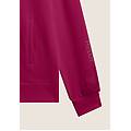 felpa donna con zip e collo alto con interno paisley boysenberry donna extra small