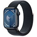 watch series 9 gps cassa 41mm in alluminio mezzanotte con cinturino sport loop mezzanotte