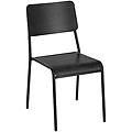 sedia claso 46x56x82 cm (lxpxh) seduta nero struttura nero 2 pz. / confezione
