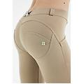 pantaloni push up wr. up vita bassa in cotone organico olive donna extra small