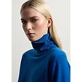 - dolcevita blu in pura lana merino regular fit donna blu scuro taglia xs