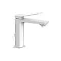miscelatore lavabo con scarico automatico bianco opaco serie tilt ti075bo bianco opaco ottone
