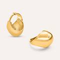 orecchini a cerchio silver collection argento dorato collezione silver collection giallo