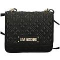 - borsa donna love a mano / tracolla ecopelle trapuntata nero b23mo30 jc4024 media