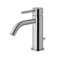 miscelatore lavabo con scarico automatico 11/4g steel looking serie light lig075st steel looking