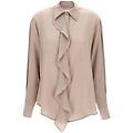 blusa 'asymmetric ruffle'