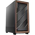 case midi tower nero legno flux se