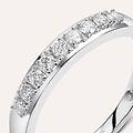 anello riviere firmamenti oro bianco diamante collezione firmamenti misura 59 oro bianco
