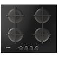 INDESIT piano cottura gas 4 zone ing 61t bk 1 black (60cm)