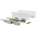 - kit cassetto cucina o bagno con guide ad estrazione totale e chiusura soft altezza 138mm e