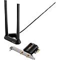 tarjeta di rete pce-axe59bt pci express 2402 mbps wi-fi 6e bluetooth 5. 2 antenna esterna
