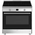 cucina elettrica 4 zone cottura forno elettrico classica cg90cixt inox classe a