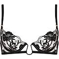 bluebella morelle reggiseno ricamato nero/trasparente taglia 0a