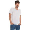 t-shirt manica corta girocollo bianco