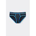 slip uomo in cotone superior con logo uomo blu taglia 7