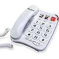 phf billy 201 telefono fisso tasti grandi colore bianco senior phf billy 201