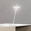 lampada led da tavolo ricaricabile mahina bianca altezza 36 cm metallo cct