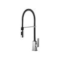 miscelatore monocomando per lavello con canna orientabile serie elle el179cr cromato ottone