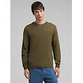 pullover girocollo in misto lana