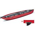 canoa gonfiabile twist2/1 rossa con pinna 045355-r (5c/11c)