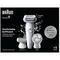 Braun Epilatore Silk Epil 9 3in1 White E Silver Ses9 061