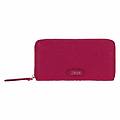 portafogli con chiusura zip in copelle bordeaux