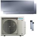 condizionatore emura 3 dual split 12000+12000 btu inverter a++ wifi unità esterna 5 kw silver