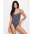 costume intero con spalline removibili a righe frizzy / righe / xs/s righe