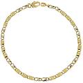 bracciale uomo oro giallo bianco gl101139