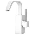 miscelatore monocomando monoforo dax r per bidet con bocca tubo orientabile e scarico automatico 1