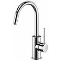 miscelatore lavabo con canna orientabile serie light lig078cr cromato ottone