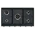 Smeg Piano Cottura Srv896aogh A Gas 5 Fuochi Gas Colore Antracite