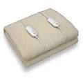 eltronic se3154 coperta/cuscino elettrico 120 w beige sintetico