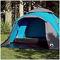 - tenda a cupola da campeggio 3 persone blu a rilascio rapido