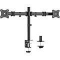 lkbr07 braccio supporto da tavolo con morsa per 2 monitor 13-27'' fino a 8kg a 3 snodi