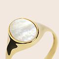 anello chevalier beverly oro giallo madreperla collezione beverly misura 58 oro giallo